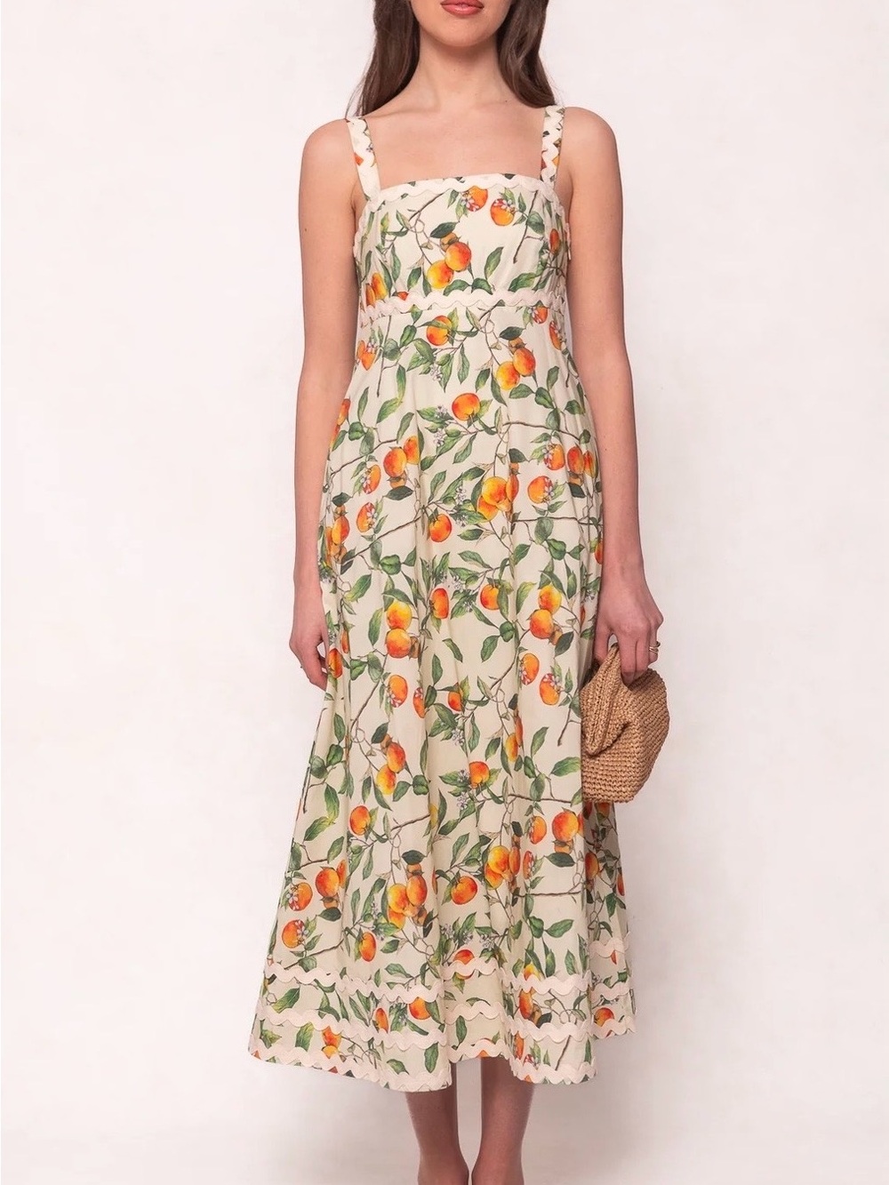 Ivy City Co Palmer Peach Blossom Midi Dress